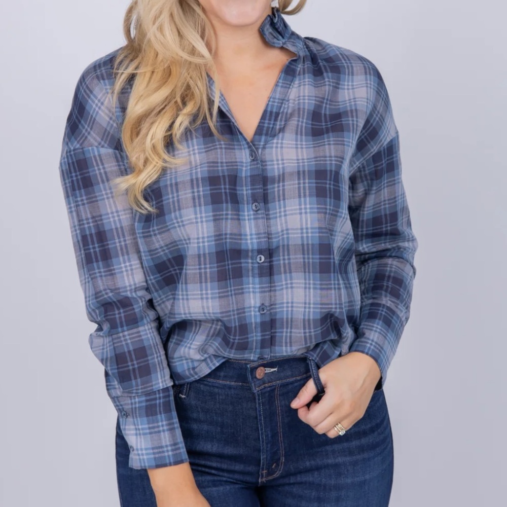 We Are Sundays Weber Shirt in Midnight Plaid